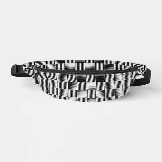 Basketweave Design Fanny Pack Bag Heuptasje (Voorkant)