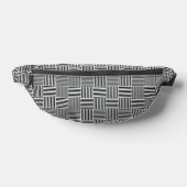 Basketweave Design Fanny Pack Bag Heuptasje (Liggend)