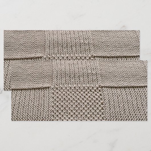Basketweave Patchwork Knit van Shirley Taylor (Voorkant / Achterkant)