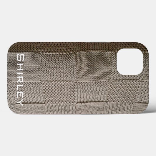 Basketweave Patchwork Knit van Shirley Taylor Case-Mate iPhone Case (Achterkant (horizontaal))