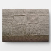Basketweave Patchwork Knit van Shirley Taylor Fotoplaat (voorkant)