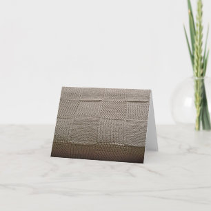 Basketweave Patchwork Knit van Shirley Taylor Kaart