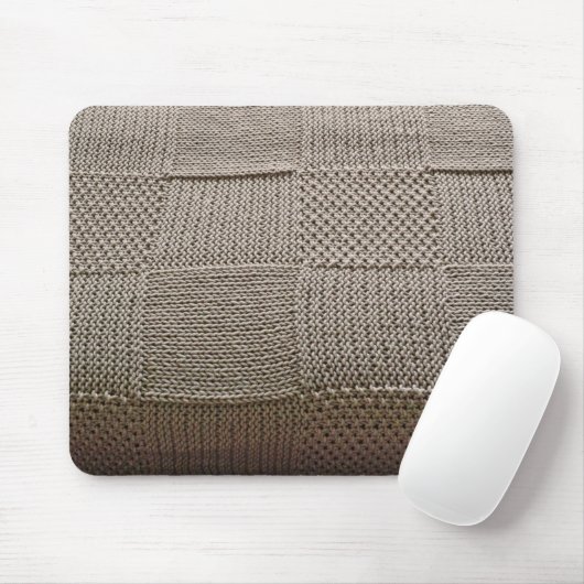 Basketweave Patchwork Knit van Shirley Taylor Muismat (Met muis)