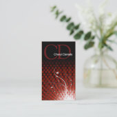 Basketweve Oerwoud aangepast visitekaartje (Staand voorkant)