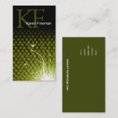 Basketweve Oerwoud aangepast visitekaartje (Voorkant / Achterkant)