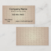 Basketweve Texture Visitekaartje (Voorkant / Achterkant)