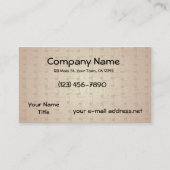 Basketweve Texture Visitekaartje (Voorkant)