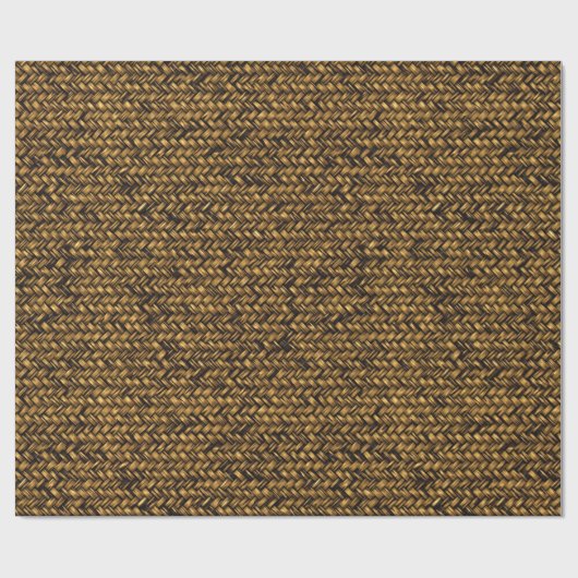 Basketwevepatroon Cadeaupapier (Vlak)