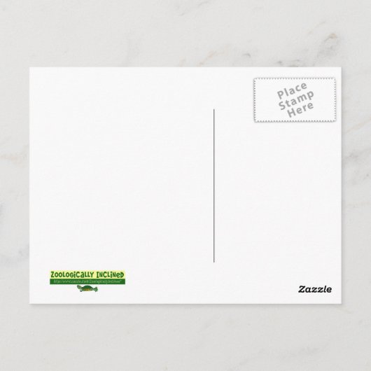 Basking Iguana-Briefkaart Briefkaart (Achterkant)