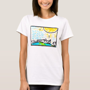 Basking in de zon t-shirt