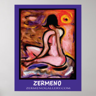 "Basking in the Sun" door Zermeno Poster