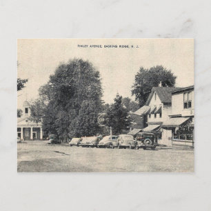 Basking Ridge, New Jersey, straatbeeld,  Briefkaart