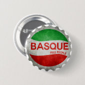 Baskisch Bayonne Euskadi Ronde Button 5,7 Cm (Voorkant /achterkant)
