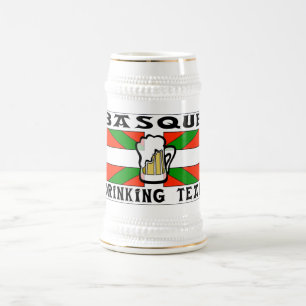 Baskisch Drink Team Beer Stein Bierpul
