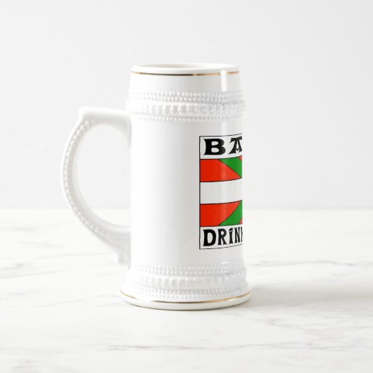 Baskisch Drink Team Beer Stein Bierpul (Links)