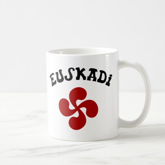 Baskisch kruis Euskadi Rood Koffiemok (Rechts)