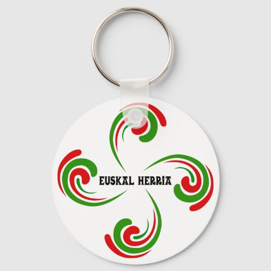 Baskisch kruis sleutelhanger (Voorkant)