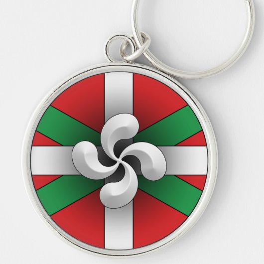Baskisch kruis sleutelhanger (Voorkant)