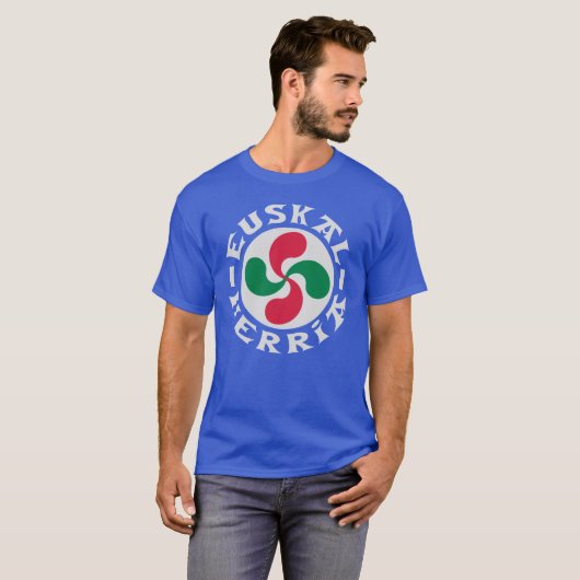 Baskisch kruis t-shirt (Voorkant volledig)