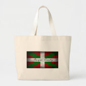 Baskisch land - vlag grote tote bag (Voorkant)
