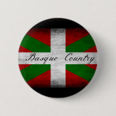 Baskisch land - vlag ronde button 5,7 cm (Voorkant)