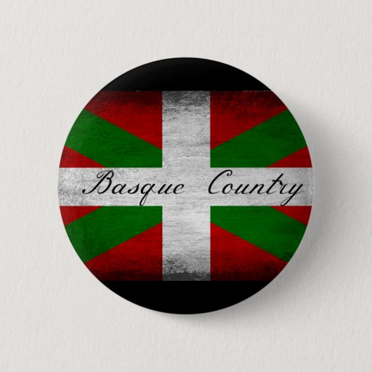 Baskisch land - vlag ronde button 5,7 cm (Voorkant)