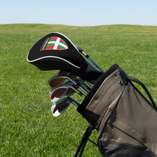 Baskisch landschild golfheadcover (Insitu)