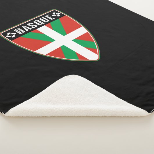 Baskisch landschild sherpa deken (3/4)