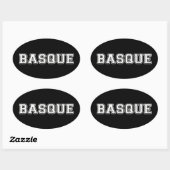 Baskisch Ovale Sticker (Vel)