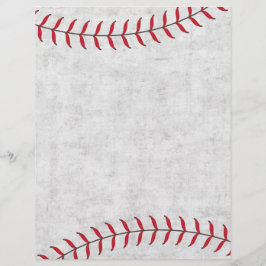 Baskisch plakkenpapier met rode naden