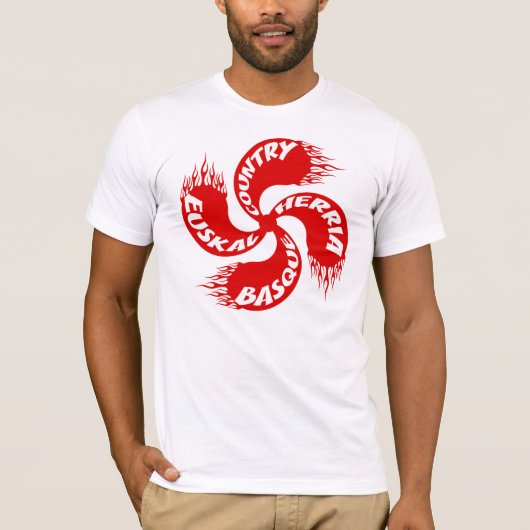 Baskisch Shirt voor kruisontvlamming (Voorkant)
