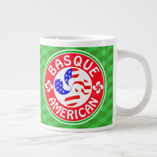 Baskische American Euskara Lauburu Cross Cup Grote Koffiekop
