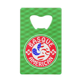 Baskische Amerikaanse Lauburu Cross Bottle Opener Creditkaart Flessenopener
