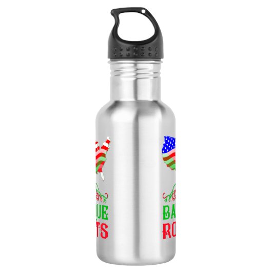 Baskische Amerikaanse Roots Water Fles (Achterkant)