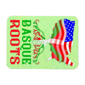 Baskische Amerikaanse rots Magneet (Horizontaal)