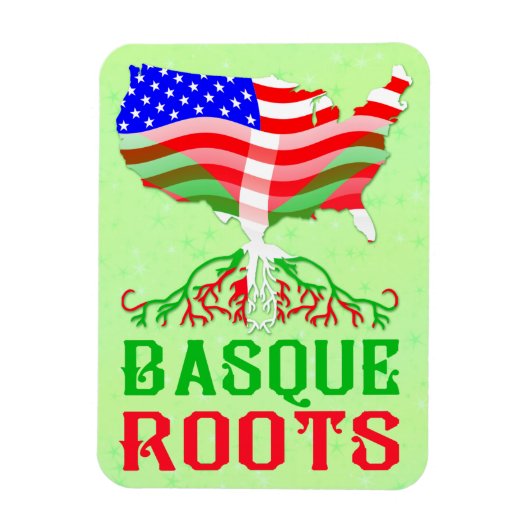 Baskische Amerikaanse rots Magneet (Verticaal)