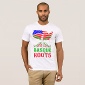 Baskische Amerikaanse rots T-shirt (Voorkant volledig)