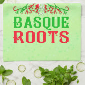 Baskische Amerikaanse rots Theedoek (Gevouwen)