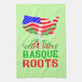 Baskische Amerikaanse rots Theedoek (Verticaal)