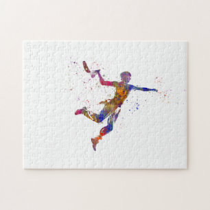 Baskische bal in aquarel legpuzzel