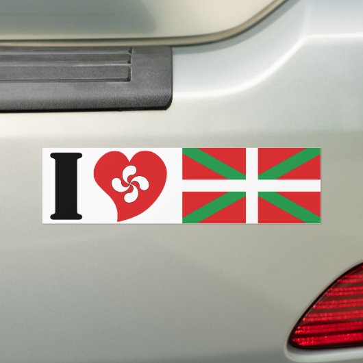 Baskische Bumpersticker (Op auto)