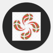 Baskische kruis Sticker (Voorkant)