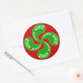 Baskische kruis Sticker (Envelop)
