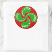 Baskische kruis Sticker (Tas)
