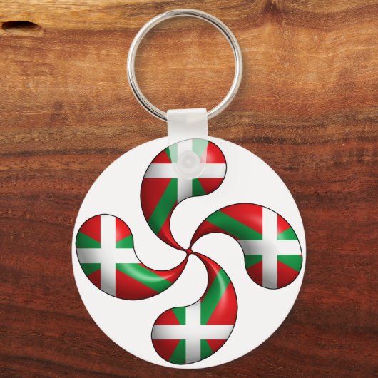 Baskische kruisSleutelhanger Sleutelhanger (Voorkant)