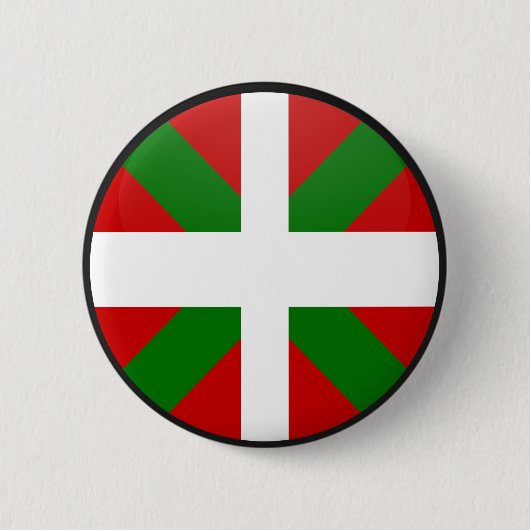 Baskische kwaliteitslabel ronde button 5,7 cm (Voorkant)