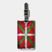 Baskische markering met verstelbare stijl: Ikurriñ Bagagelabel (Voorkant verticaal)