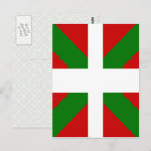 Baskische markering van hoge kwaliteit briefkaart (Voorkant / Achterkant)