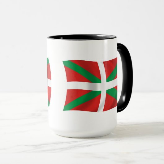 Baskische Mok van de vlag (Voorkant rechts)