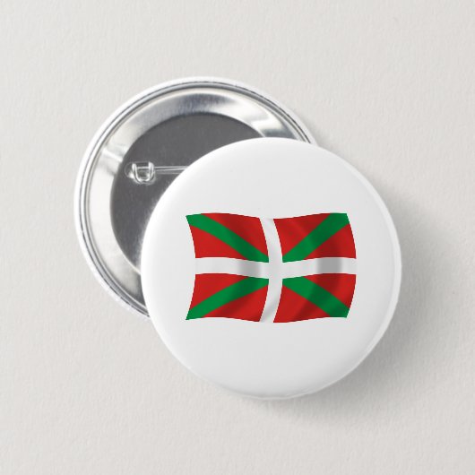 Baskische People Flag Button (Voorkant /achterkant)